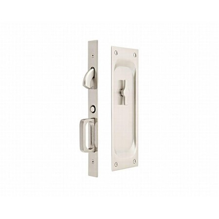 Patioplus 1.375 in. Privacy Pocket Door Mortise Lock, Satin Nickel PA1621445